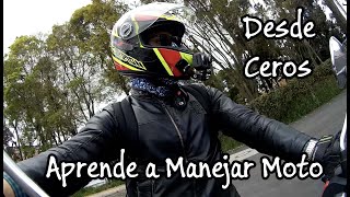 Aprende a Manejar una Moto Desde Cero [upl. by Guimond]