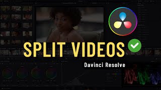 How to Split Video in Davinci Resolve 185 ✅ [upl. by Niko4]