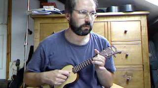 Bach on ukulele Bourree lute suite in E minor BWV 996 [upl. by Hodosh]