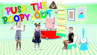 Bet you can’t get it out of your head  Potty Training Song amp Dance  Push The Poopy Out  Tips [upl. by Ecila211]