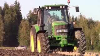 KyntoÌˆaÌˆ Suomessa 2014  Plowing in Finland  Markkulan Tila [upl. by Eidnas]