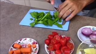 BRODO VEGETALE E PASTA IN BRODO CON VERDURE FRULLATE  FoodVlogger [upl. by Yadroc]