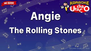 Angie – The Rolling Stones Karaoke no guide [upl. by Christmann]