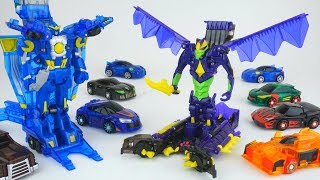 New Mecard Season 1 Jumbo Neo and Ex Transforming Trucks Haulers into Robots are so cool [upl. by Legra]