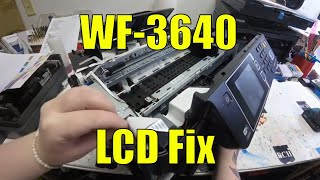 Fix Printer LCD Panel not responsive for WF3640 WF3620 [upl. by Ruffina423]