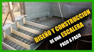 Como DISEÑAR Y CONSTRUIR una ESCALERA paso a paso PASOS y CONTRAPASOS [upl. by Lionello]