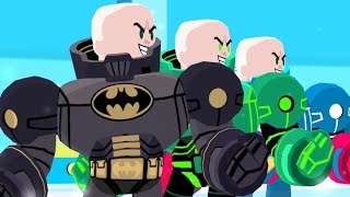 Fan Requested 3 Lex Luthors vs Martian Manhunter Tournament Teeny Titans Go Figure [upl. by Loftis678]