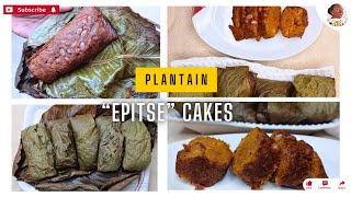 Epitse African Plantain Cakes Baked in Fresh Leaves  Ofam  Brodo Ngo [upl. by Ecinna]