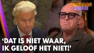 René ziet en hoort tic bij Geert Wilders Dat is niet waar ik geloof het niet  VANDAAG INSIDE [upl. by Garris]