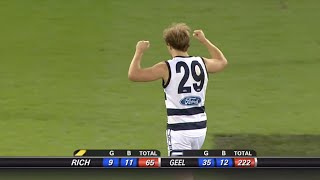 All 35 goals from Geelong in 222point massacre against Richmond  2007  AFL [upl. by Aicyle]