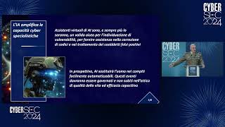 CyberSec2024 Intervento di Giovanni Gagliano Gen Div Capo Stato Maggiore della Difesa [upl. by Elicia661]