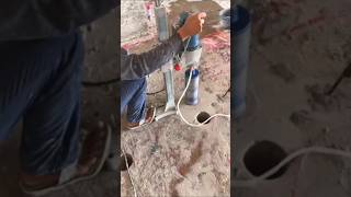 Concrete Coring Work technical engineering how plumbing sitework skills fyp fypシ゚viral [upl. by Herring476]