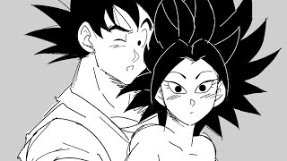 Goku And Caulifla Private Training DBZ Comic Dub [upl. by Ahsertal]