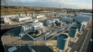 Onshore substation construction at Bolney near Twineham [upl. by Garmaise]