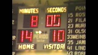 High School Boys Basketball Mineral Point at Darlington February 14th 1989 [upl. by Corley78]