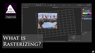 What is Rasterizing in Affinity Photo [upl. by Corder]