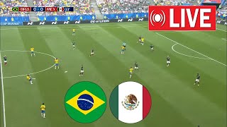 🔴 LIVE  Mexico vs Brazil Live  International Friendly 2024  Full Match Streaming [upl. by Iaras]