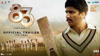 83  Official Trailer  Telugu  Nagarjuna Akkineni  Ranveer Singh  Kabir Khan  24TH DEC [upl. by Bigod]