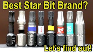 Best Star Torx Bit Brand Milwaukee DeWalt Makita Ryobi Wera Wiha Irwin Bosch Bauer [upl. by Yard]