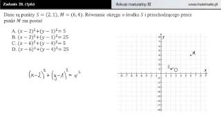 Zadanie 20  Arkusz maturalny III [upl. by Henigman]