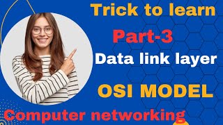 DATA LINK LAYER OF OSI MODEL  OSI MODEL computernetworking learnwithkari [upl. by Ruhtracam380]