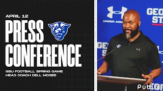 PRESSER GSU Spring Game Postgame Presser w HC Dell McGee  Football [upl. by Joacimah]