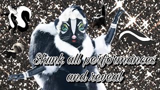 Masked singer Skunk all performances and reveal [upl. by Mellar]