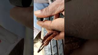 How to Tubeless tyre Puncture Repair tubeless tyre Puncture Repair like automobile Gulam Saha Tyre [upl. by Kellina]