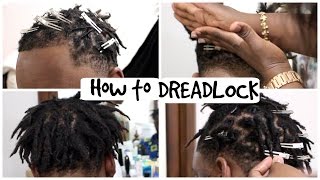 How to Dread Hair  Short Dreadlocks  Cindy Sandjo [upl. by Nolaf]