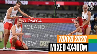 Mixed 4x400m Final  Tokyo Replays [upl. by Jacobine]