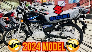 Suzuki GS 150 2024 Model Detailed Review🔥New Model Changes 2024 Model Features [upl. by Anu566]