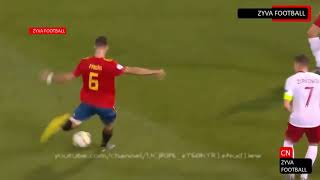 Napoli Fabian Ruiz Amazing Goals Spain vs Poland Uefa Euro U21 2019 Highlight [upl. by Alleroif]