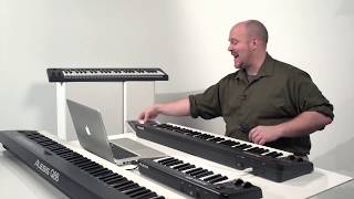 Getting Started with Alesis Q Series MIDIUSB Keyboard Controllers [upl. by Etnemelc]