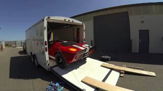 Superformance GT40 being unloaded at the shop [upl. by Torr]