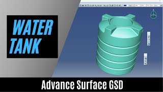 Catia V5 Advanced Surface Tutorial Water Tank [upl. by Reichert]