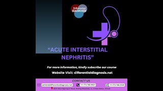 NEPHROLOGY  ACUTE INTERSTITIAL NEPHRITIS INTERNAL MEDICINE RESIDENTS  FAMILY MEDICINE RESIDENTS [upl. by Octave]