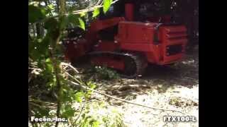 Forestry Mulchers  FTX100  Bull Hog Brush Cutter  Fecon [upl. by Atteuqal396]