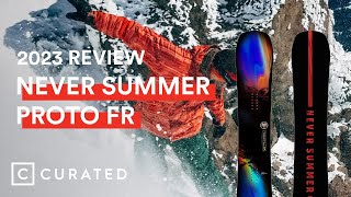 2023 Never Summer Proto FR Snowboard Review 2024 Same Tech Different Graphic  Curated [upl. by Nosdrahcir77]