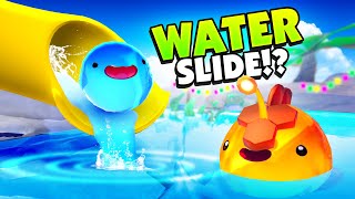 Building a WATER SLIDE For My Favourite SLIMES  SLIME RANCHER 2 [upl. by Goldshlag]