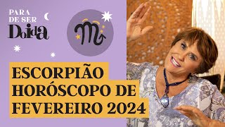 ESCORPIÃO  FEVEREIRO de 2024 MÁRCIA FERNANDES faz PREVISÕES para o SIGNO [upl. by Adlin369]