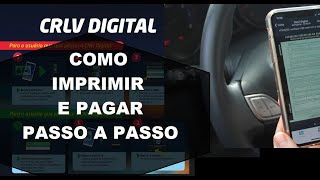 Como imprimir o Documento de Licenciamento 2021 pela internet e cadastrar no APP Carteira Digital [upl. by Amitarp]