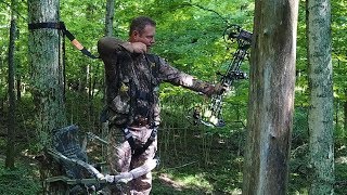 How to Use a Climbing Deer Stand [upl. by Yirinec]