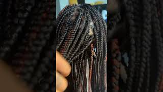 Traditional box braids explore explorepage boxbraids foryou [upl. by Llehsim]