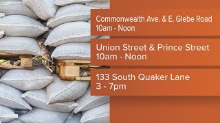 Free sandbags being offered ahead of Tropical Storm Debby remnants reaching the DMV [upl. by Benis]