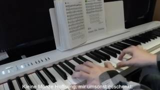 Kleines Senfkorn Hoffnung InstrumentalKlavier  mit Text zum Mitsingen [upl. by Odnomar]