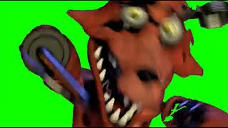 Withered Foxy UCN Jumpscare Green Screen Sound Foxy Fnaf ar Fnaf 2 10Convert com [upl. by Syverson205]