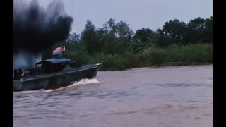 River Patrol Assault on Vietcong Shoreline  1967 [upl. by Pickens811]