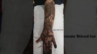 Full Hand Design✨ youtubeshorts trendingsong viralshorts Chogada mehndi fullhanddesign [upl. by Ruttger208]