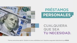 Préstamos Personales con Caribe Federal Credit Union [upl. by Airdnal345]