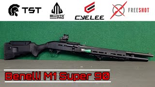 Benelli M1 Super 90 la prova a fuoco  Toni System  Cyelee  UTG PRO  Freeshot [upl. by Hemingway572]